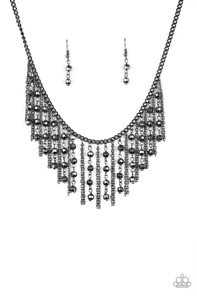 Paparazzi Necklace ~ Rebel Remix - Black