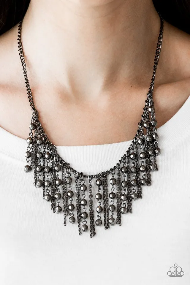 Paparazzi Necklace ~ Rebel Remix - Black