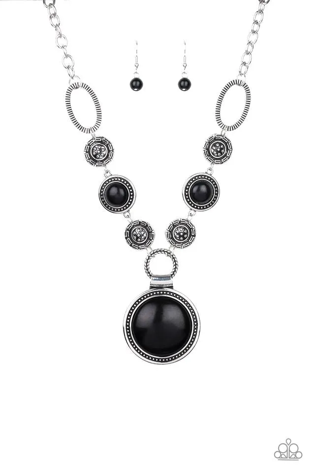 Paparazzi Necklace ~ Sedona Drama - Black