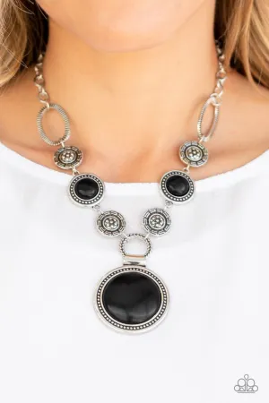 Paparazzi Necklace ~ Sedona Drama - Black