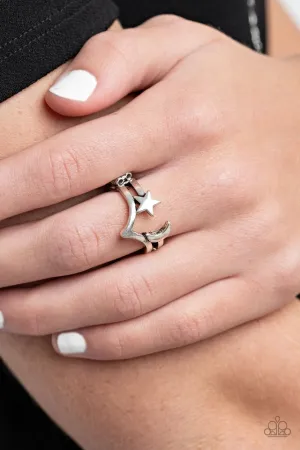 Paparazzi Ring ~ Charmingly Celestial - Silver