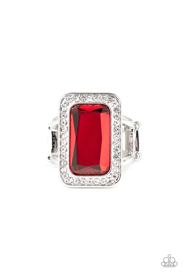 Paparazzi Ring ~ Crown Jewel Jubilee - Red