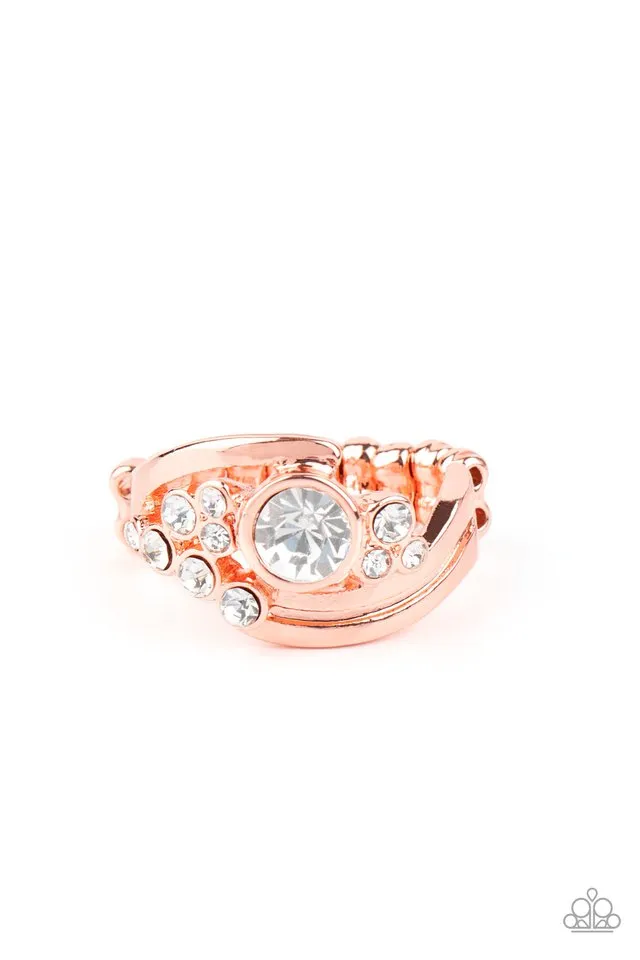 Paparazzi Ring ~ GLOW a Fuse - Copper