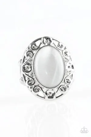 Paparazzi Ring ~ Moonlit Marigold - White