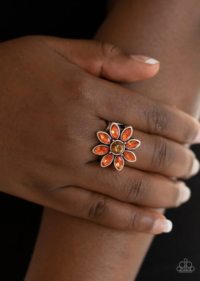 Paparazzi Ring ~ Prismatic Petals - Orange