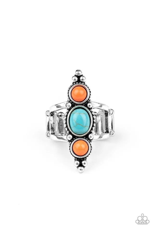 Paparazzi Ring ~ Sahara Sage - Orange