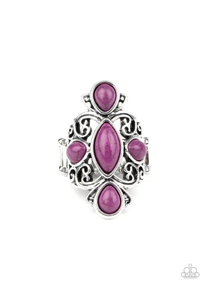 Paparazzi Ring ~ Sahara Sweetheart - Purple