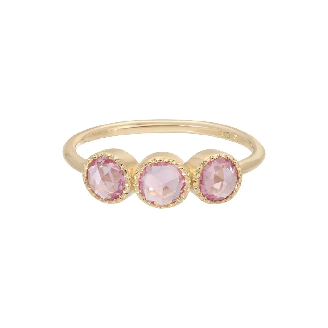 Pink Sapphire Aria Ring