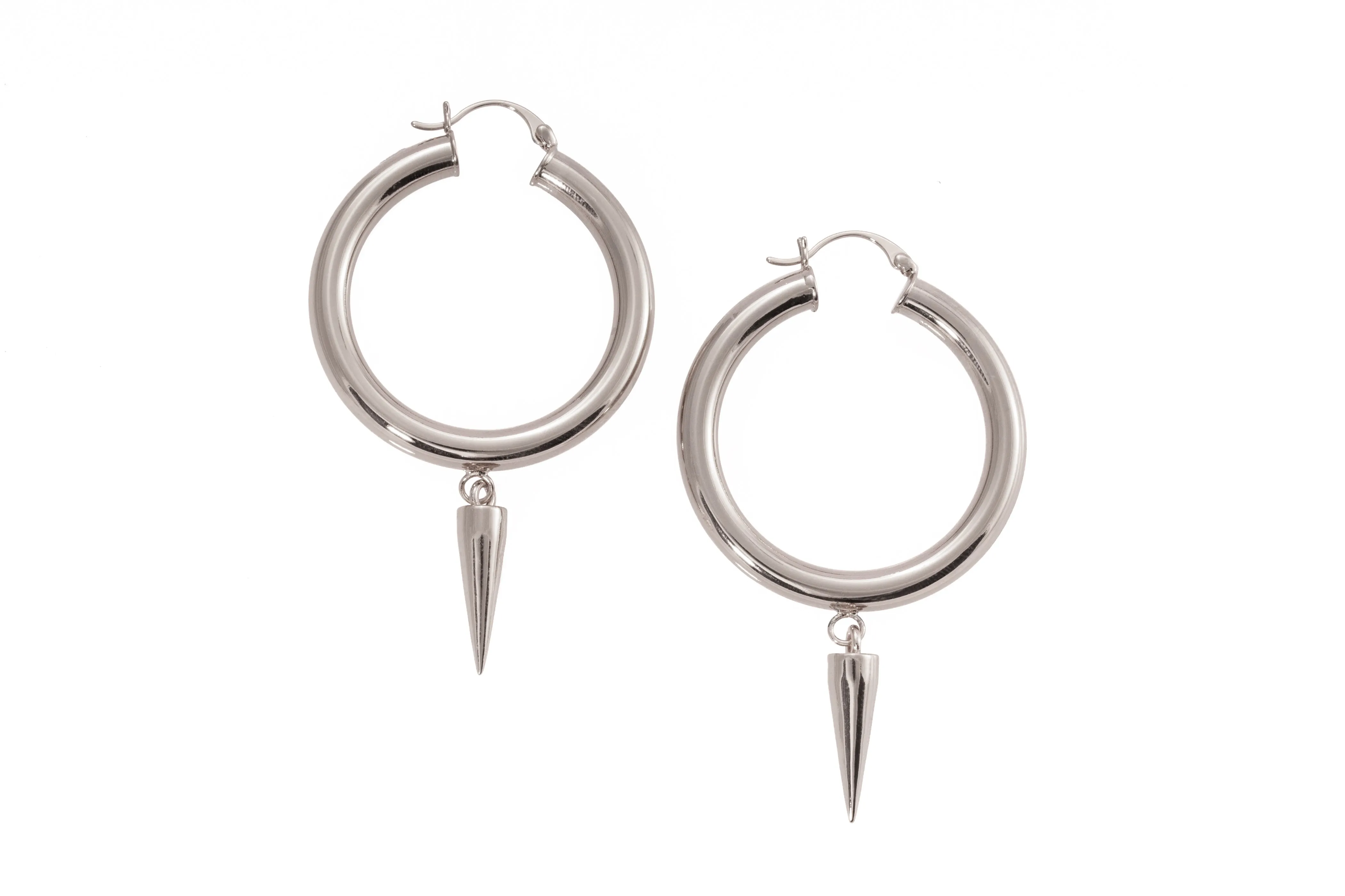 Rebel Spike Hoop Earrings