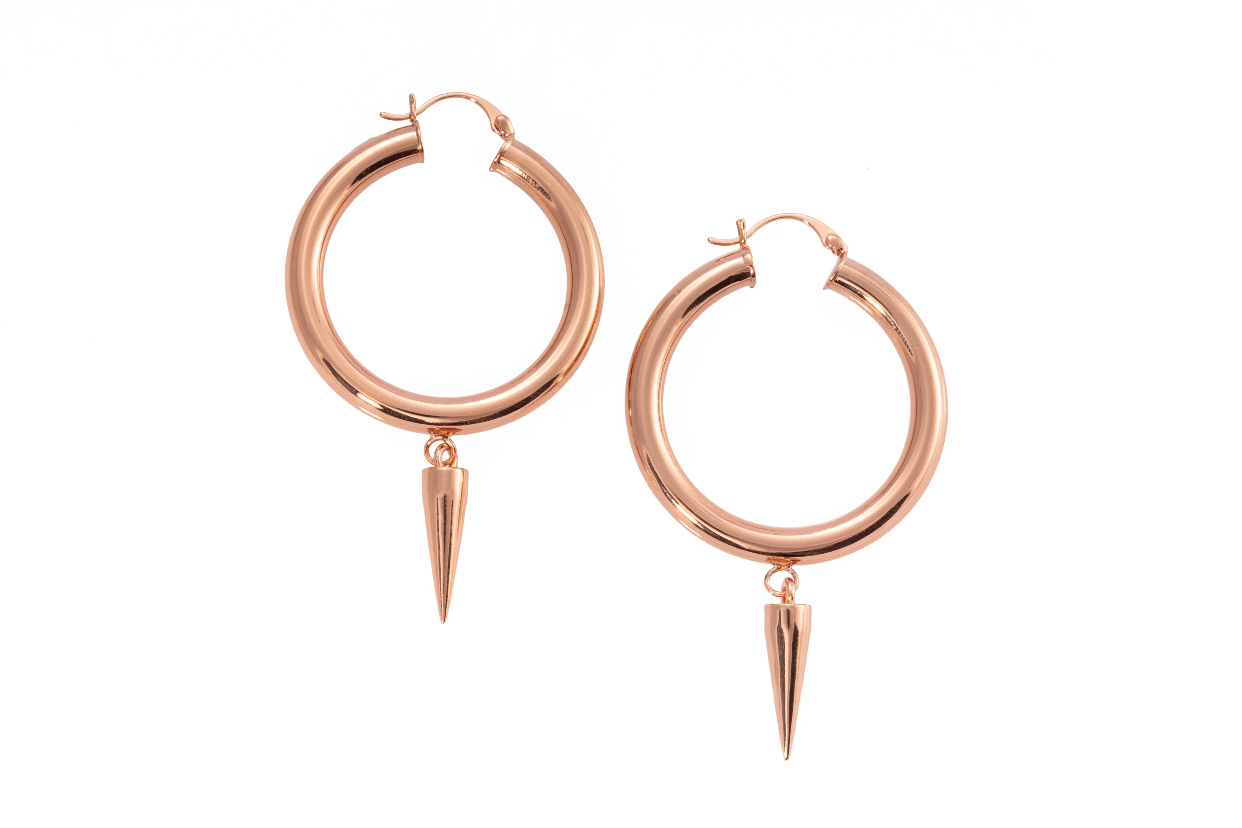 Rebel Spike Hoop Earrings