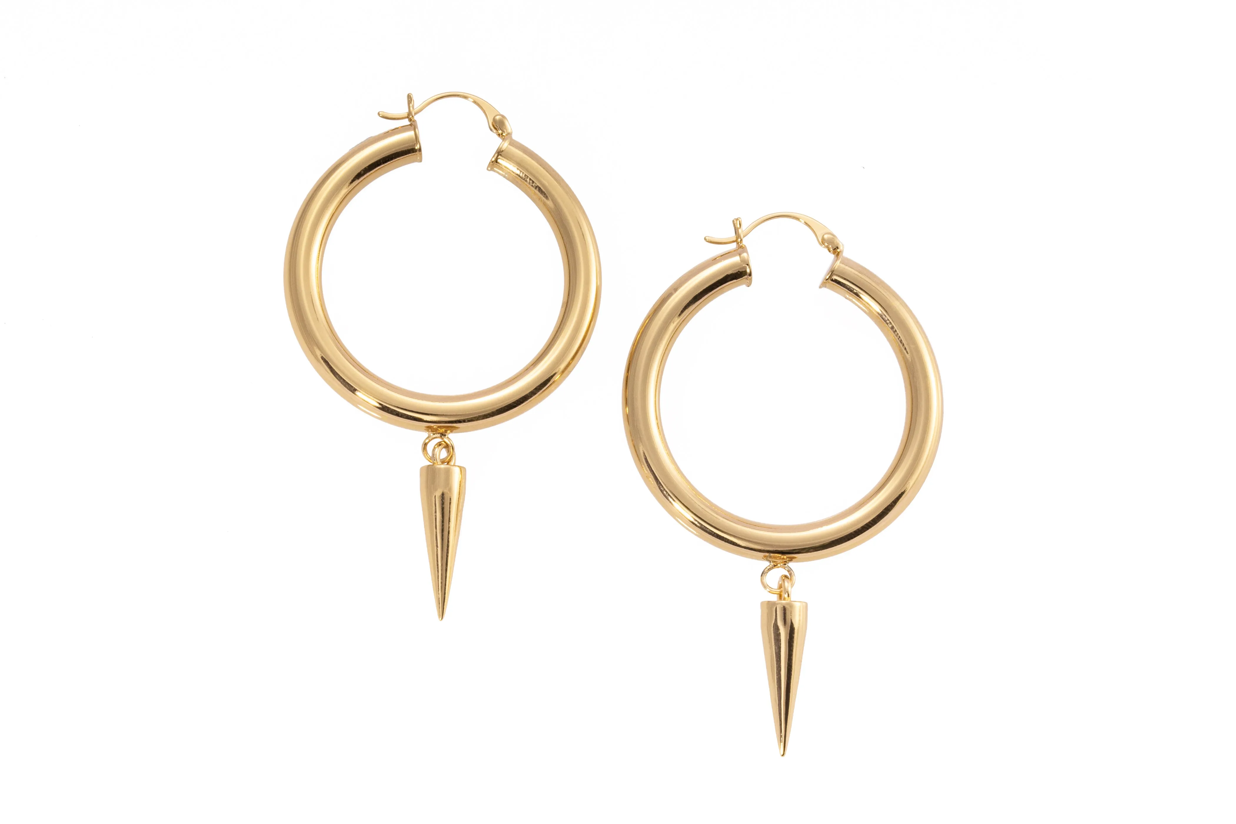 Rebel Spike Hoop Earrings