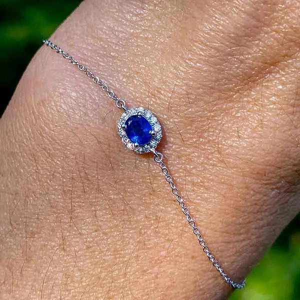 Sapphire & Diamond Bracelet