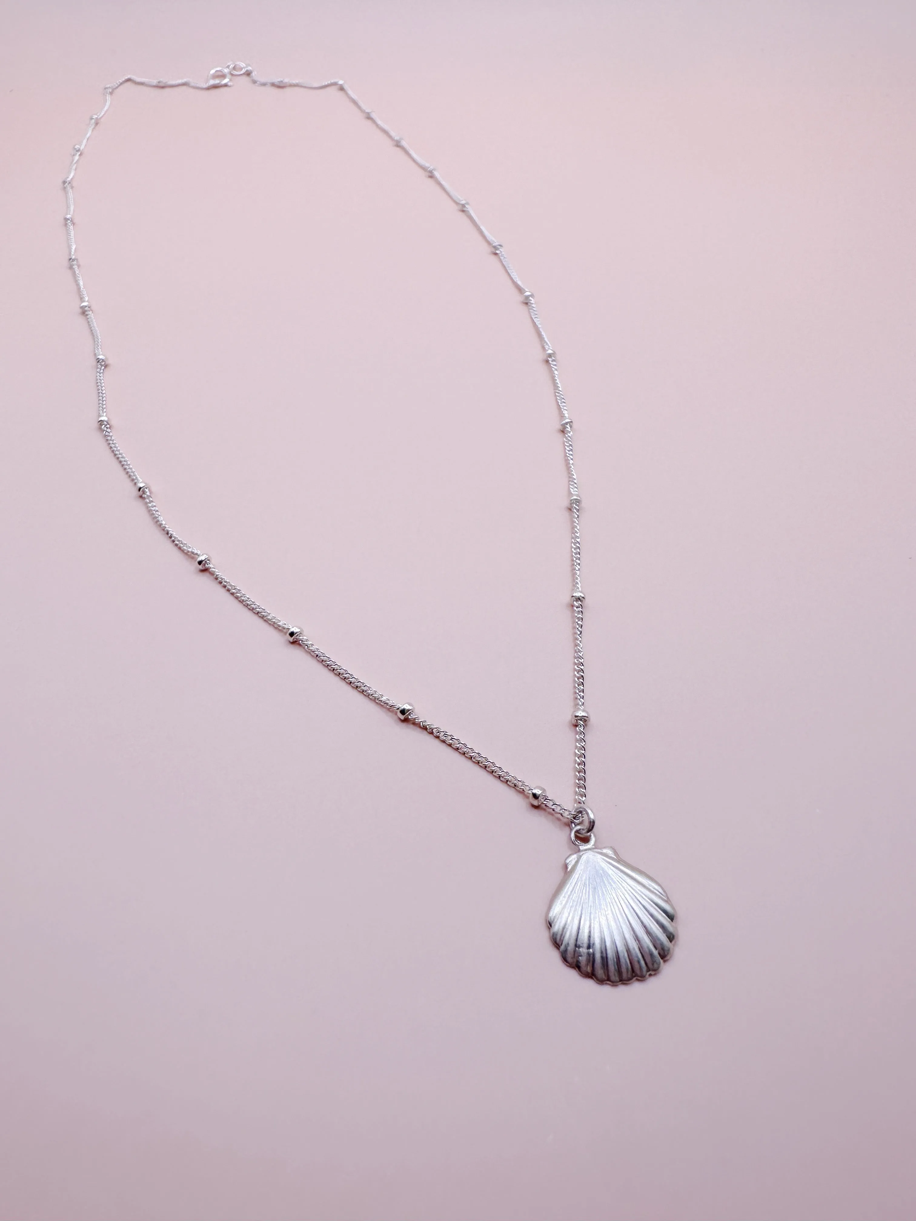 Silver Shell Necklace