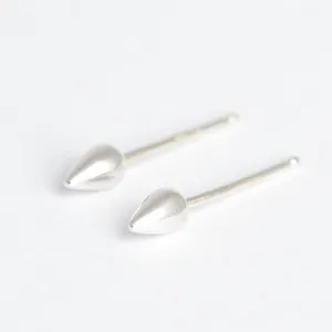 Silver Spike Studs