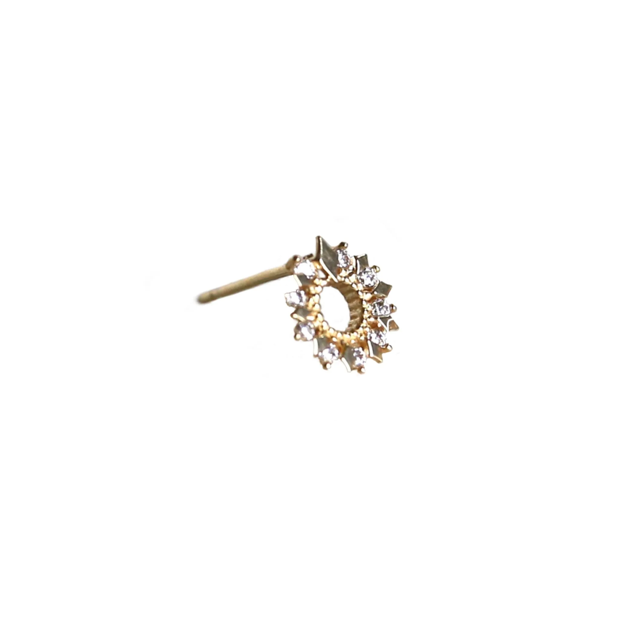 Solar Stud | 14K Gold