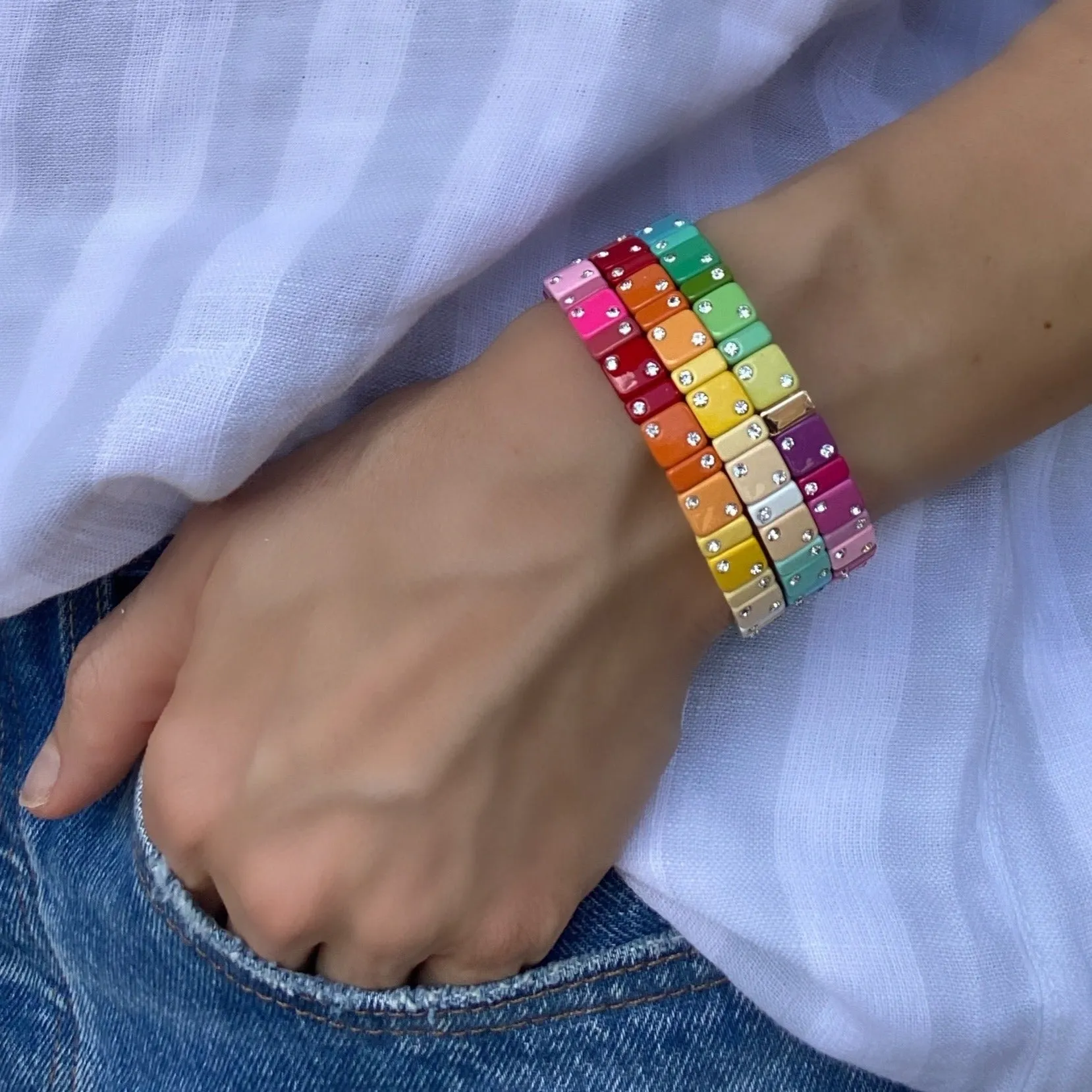 Sparkle Rainbow Bracelet