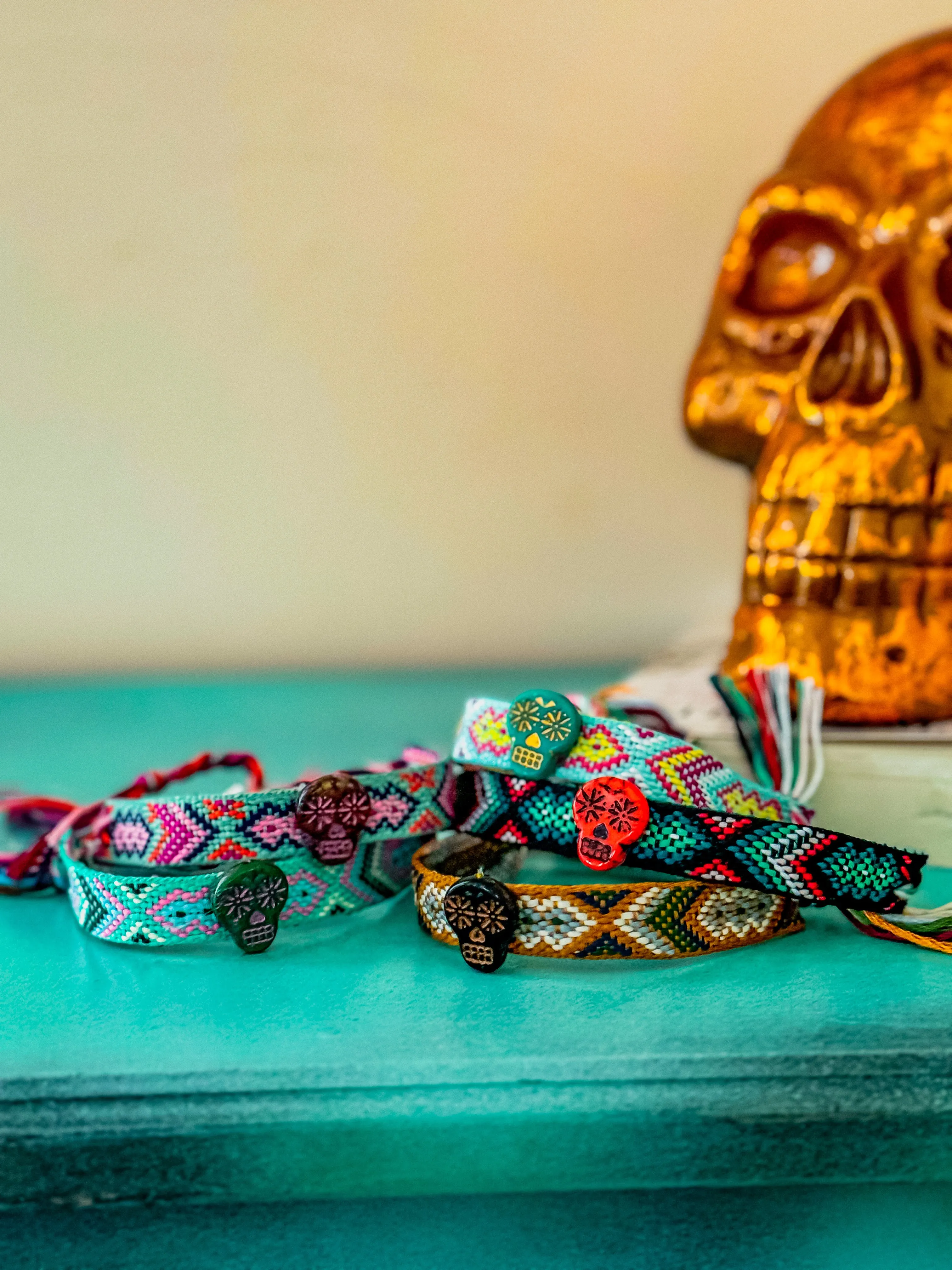 Sugar Skull Friendship Bracelets NEW