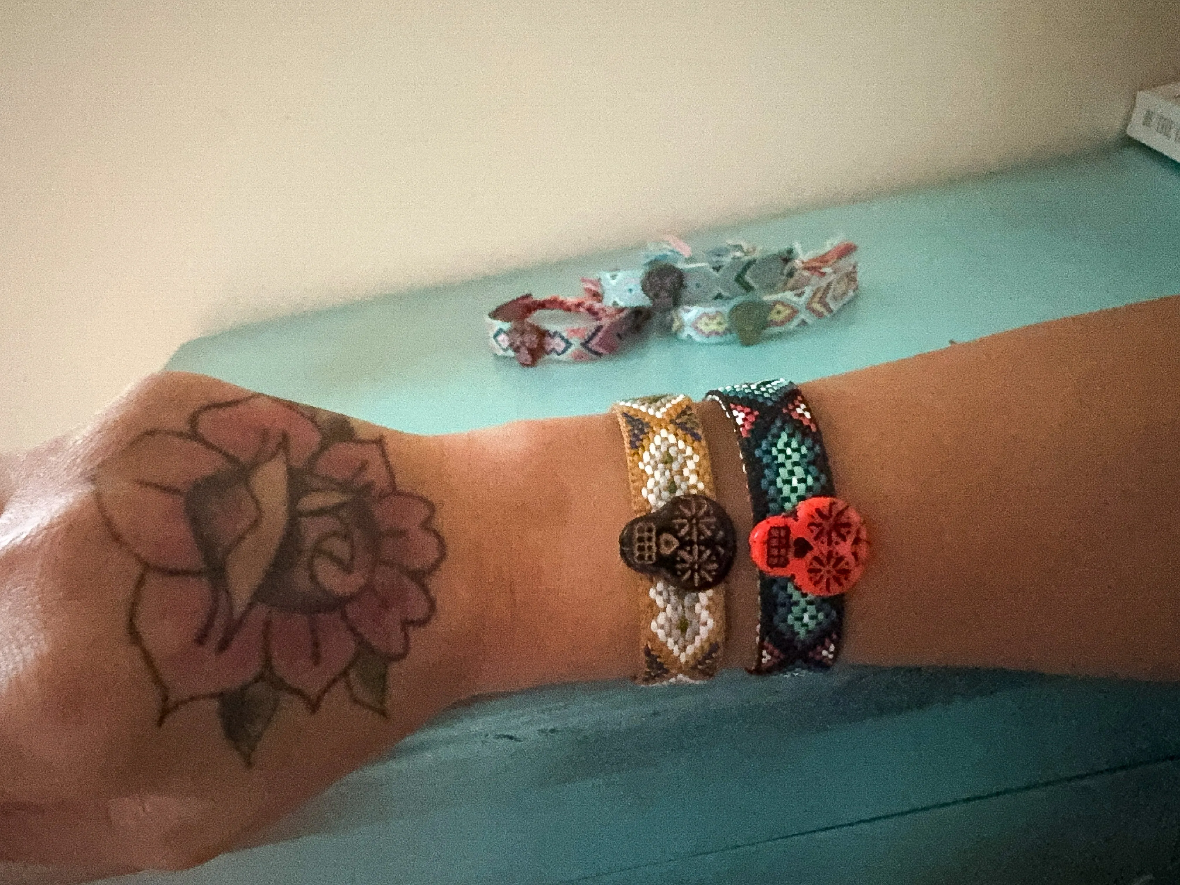 Sugar Skull Friendship Bracelets NEW