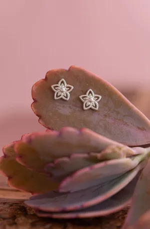 Tapa Flower Studs