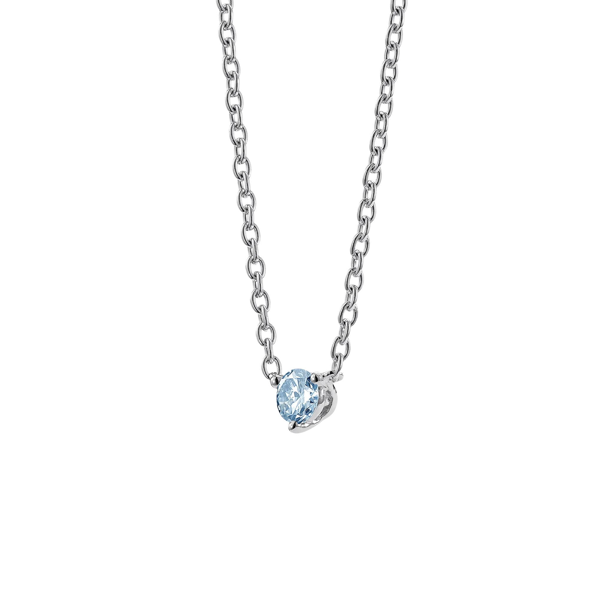 The Blue Mini Solitaire Pendant