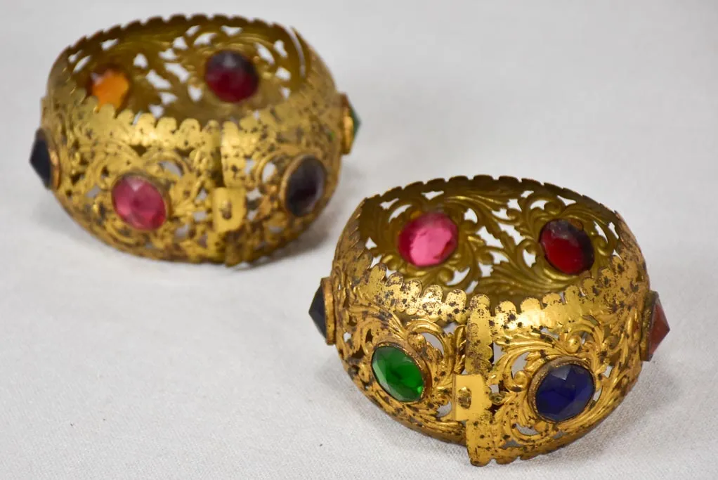 Two 1940s bracelets from a theater