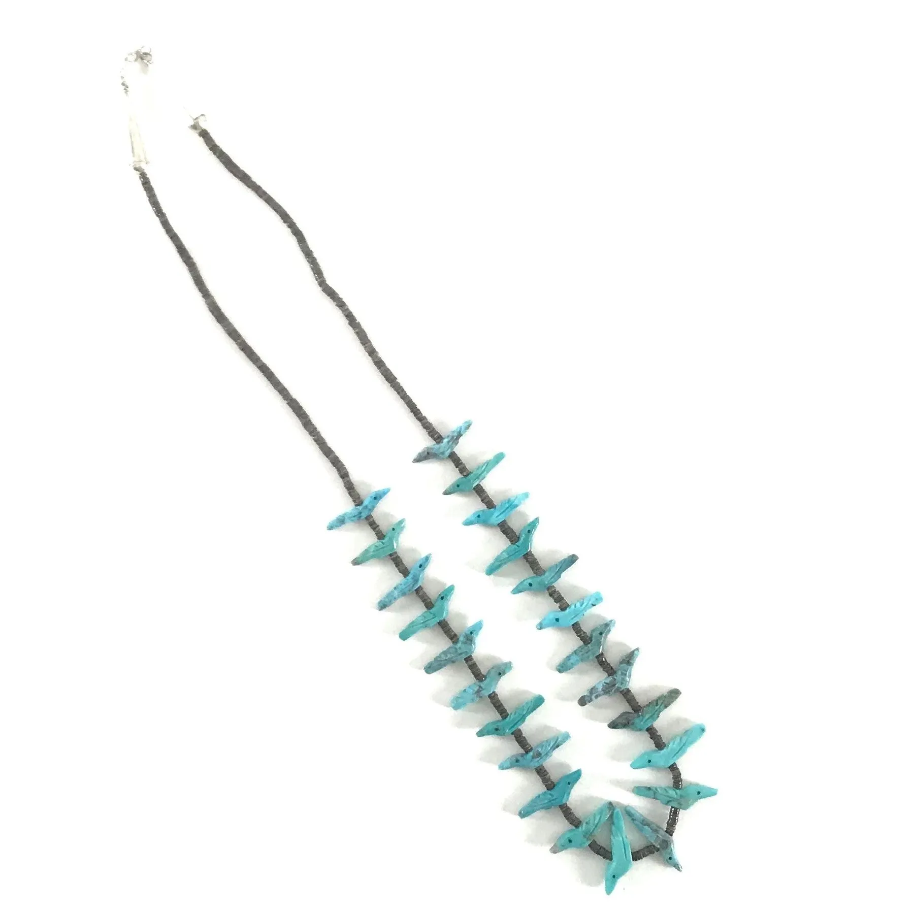 Verna Kushana Turquoise Bird Fetish Necklace