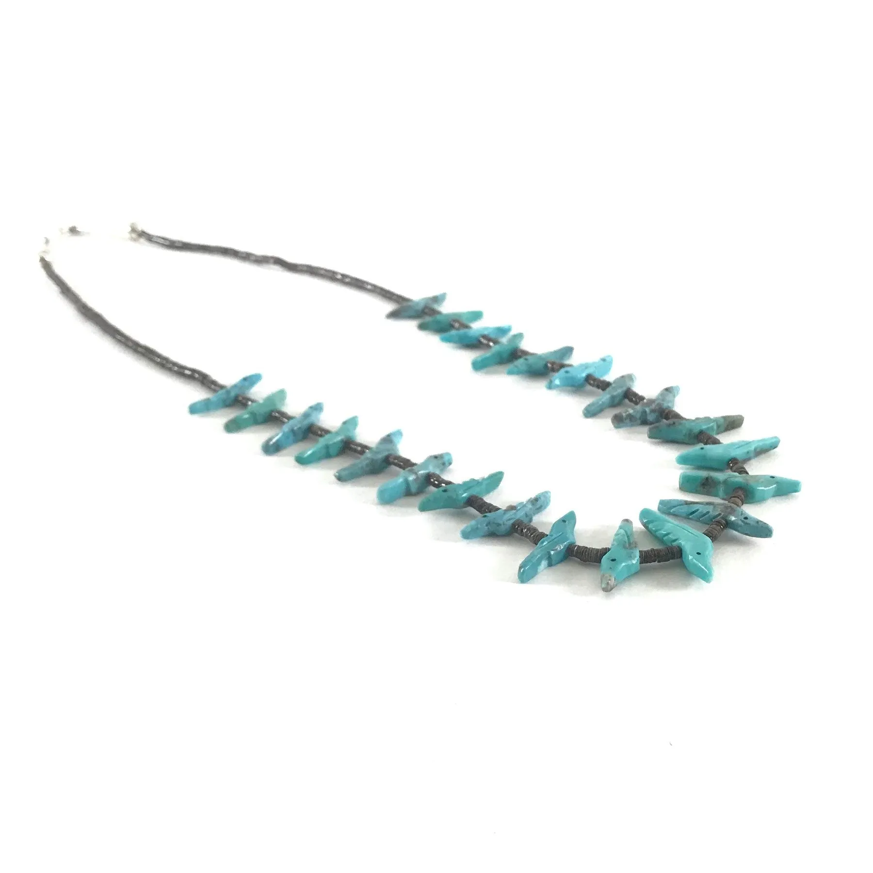 Verna Kushana Turquoise Bird Fetish Necklace